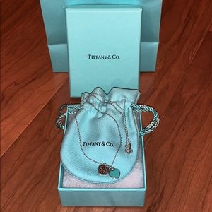Authentic Tiffany & Company heart pendant necklace